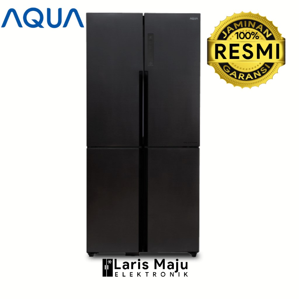 AQUA Kulkas AQR-IG525AM GB 4 Pintu 456 Liter Daya 49 Watt Hemat Energi Original Termurah
