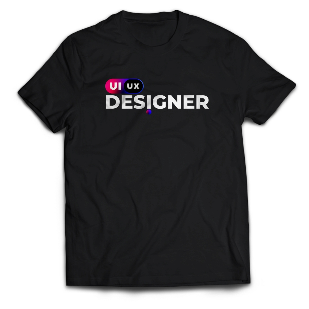 Baju Kaos Distro Pria UI UX DESIGNER Dewasa Unisex