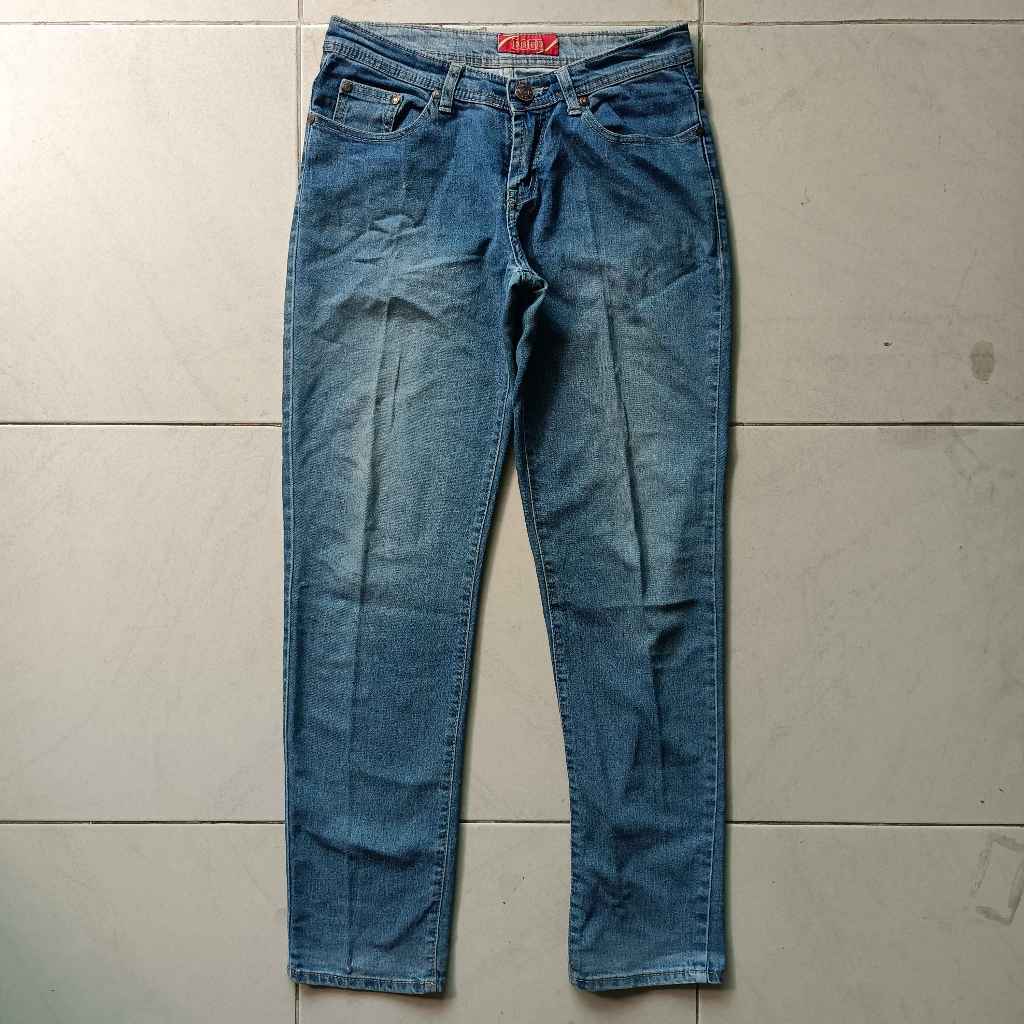 Celana Jeans Edge Reguler Slim Fit Wanita Second Original