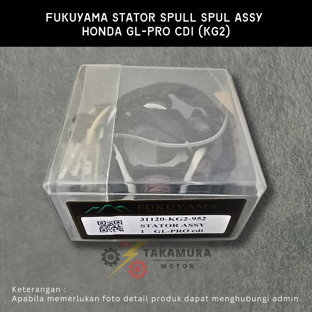 Fukuyama Stator Assy Comp 6 Spull Spul Spool Honda GL-Pro CDI GL Pro CDI (KG2) - Takamura Sparepart 