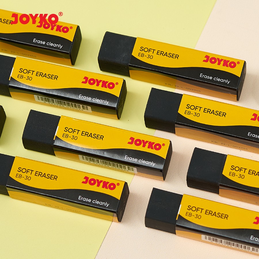 

Penghapus Joyko Panjang EB-30 - Hitam & Putih