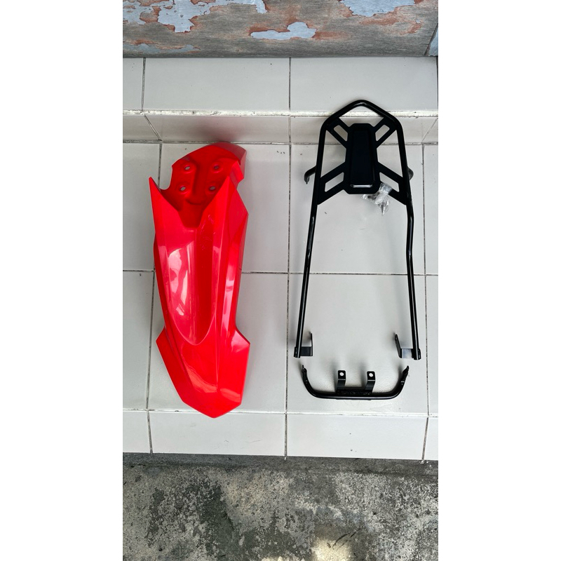 Rear Rack Carrier & Spakbor Depan Original CRF 150 L