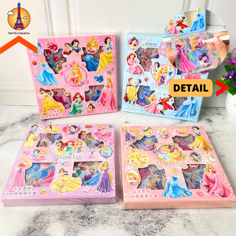 

Stiker Princess Isi 100 Lembar ST-1193 Waterproof Anti Air Stationery For School Alat Tulis Kantor Sekolah Kado Ulang Tahun