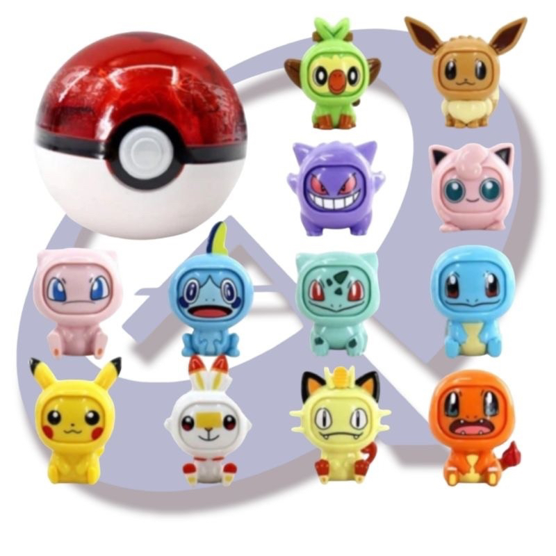 EMCO Pokeball Pokemon Ball Figure Original-Random Kondisi Segel