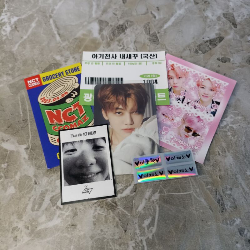 PHOTOCARD OFFICIAL JAEMIN THE DREAM SHOW2 IN A DREAM FORTUNE SCRATCH SET