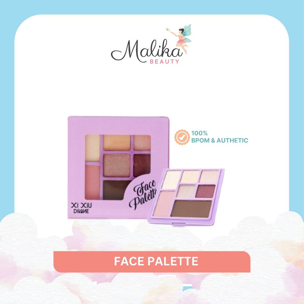 Malika Beauty | XI XIU FACE PALETTE | Xi Xiu Divine Face Palette | Eyeshadow | Highliter | Blush On 