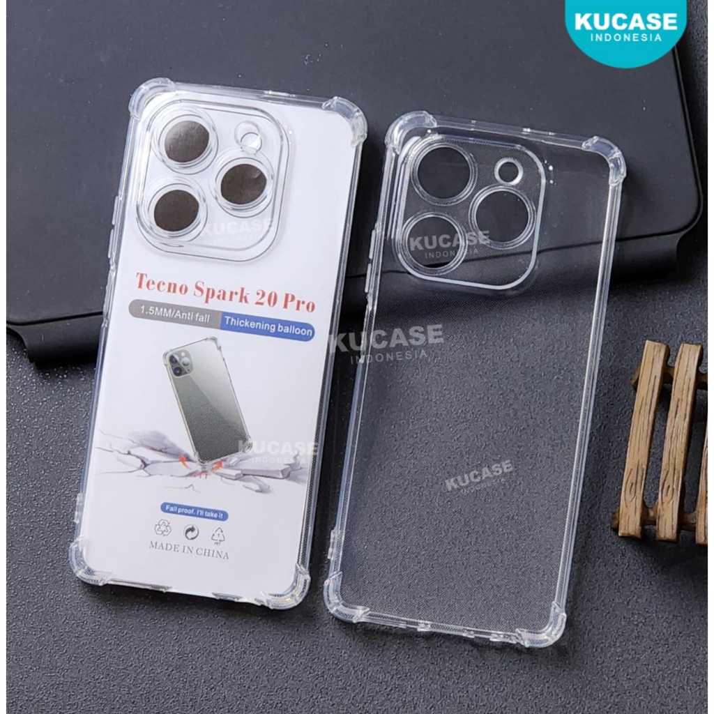 Case Tecno Spark 20 Pro Tecno Pop 5 LTE Soft Anticrack Airbag Clear Premium Case Tecno Spark 20 Pro 