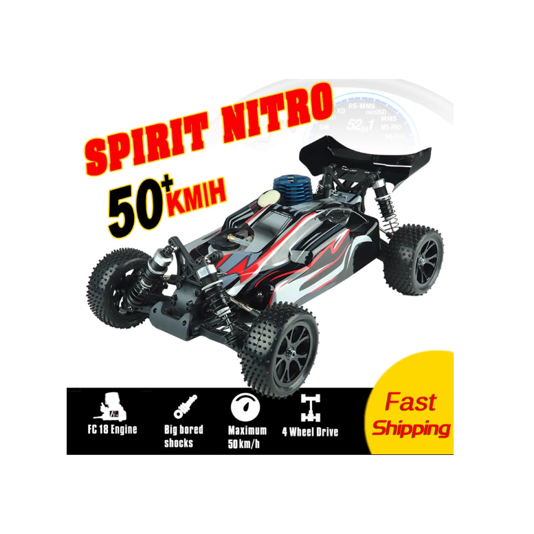 Rc Car Nitro engine VRX Buggy 1/10 2 speed Offroad RTR