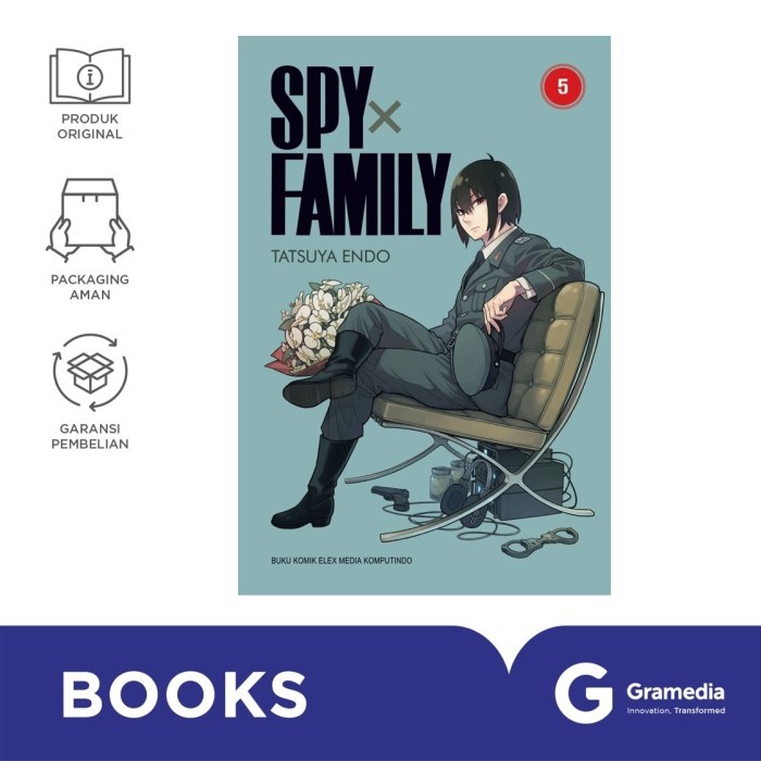 Gramedia MKG - Komik Spy x Family 5 - Endoh Tatsuya