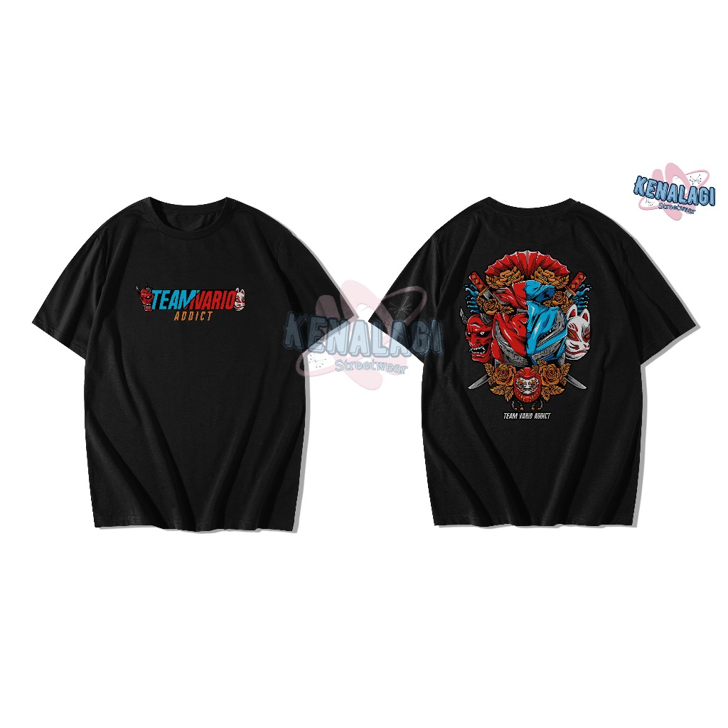 Kaos Team Vario Style Modifikasi - Kaos Katun Combed - Kaos Viral Racing Vario Original - Bisa Cod -