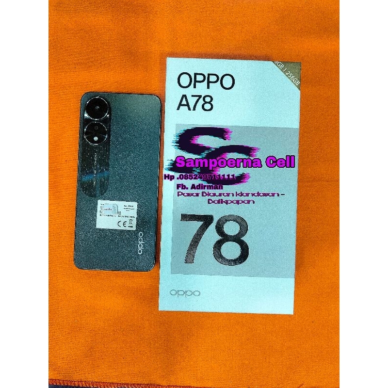 OPPO A78 RAM 8/256 GB