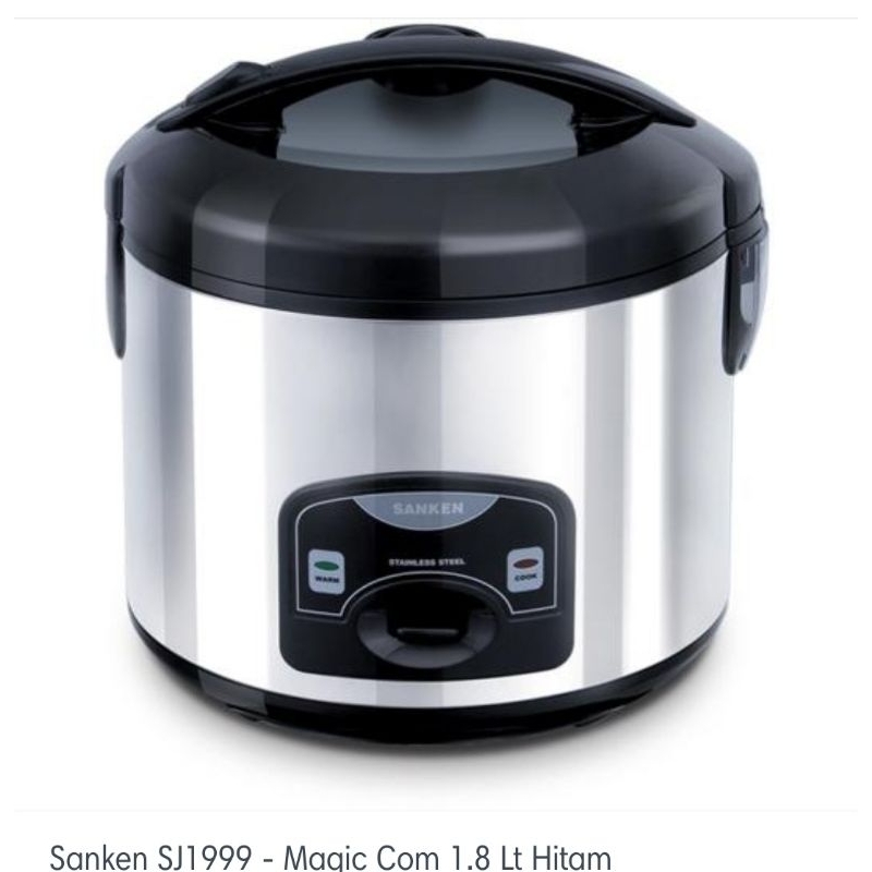 Rice cooker Sanken SJ 1999 1.8 liter Stainless inner pot