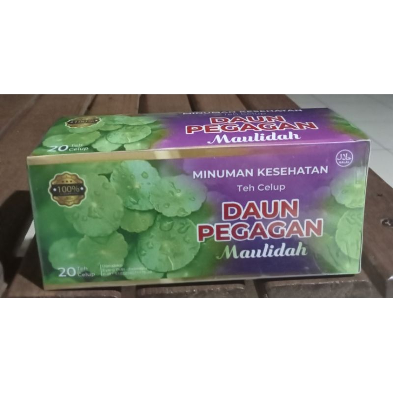 

Obat herbal Teh celup daun pegagan/Minuman kesehatan teh celup daun pegagan isi 20 pcs