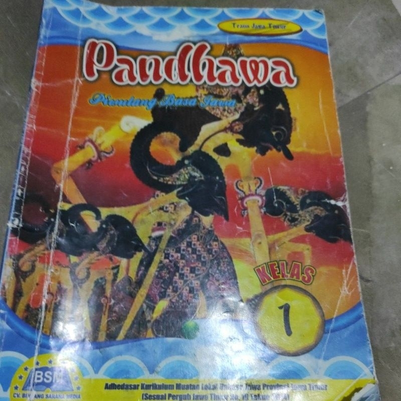 Buku bahasa Jawa Pandhawa SD kelas 1