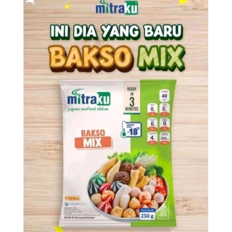 

Bakso mix mitraku 250gram