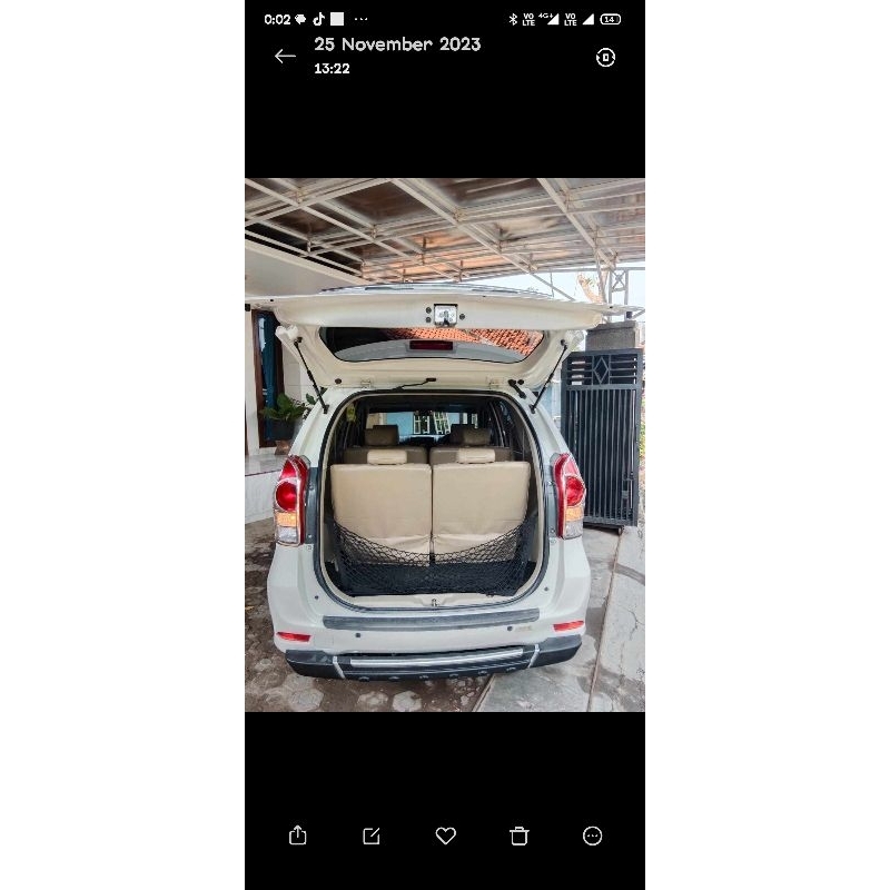 sarung jok avanza 2014 second