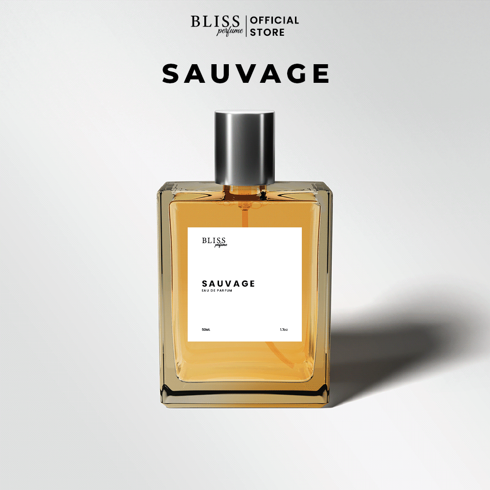 Bliss Perfume - Parfum Pria Sauvage Insprired By Dior - Eau De Perfume Minyak Wangi Tahan Lama