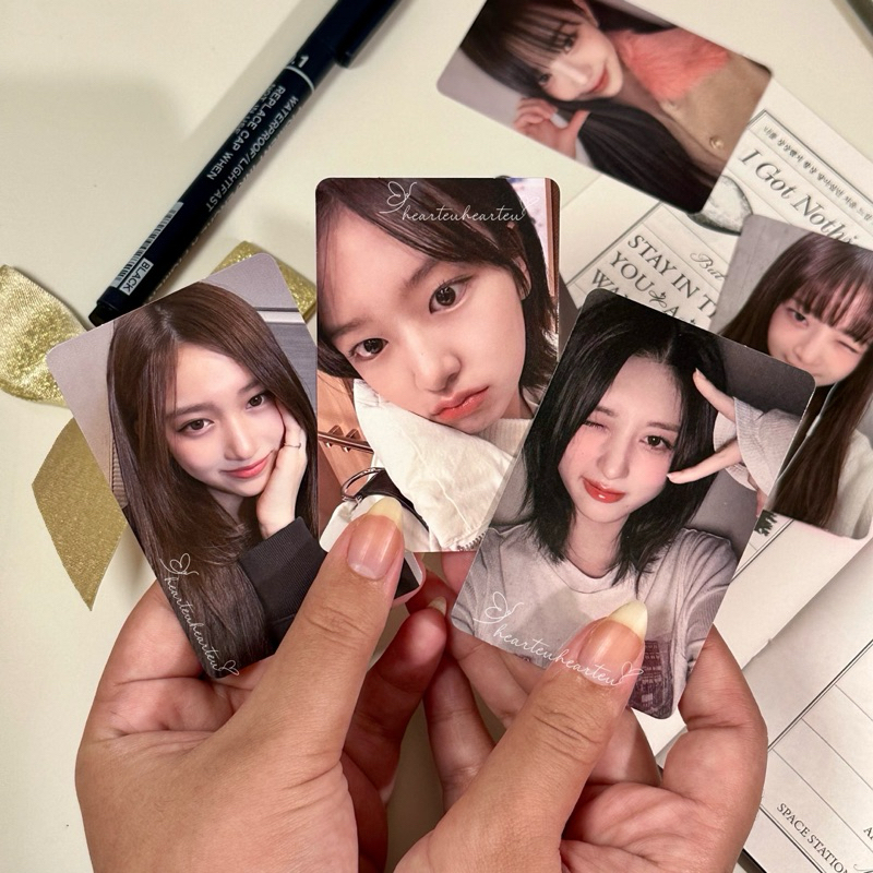 hearteuhearteu — [READY STOCK INA] [OFFICIAL] IVE Ahn Yujin, Lee Yunseo, Kim Gaeul Photocard, from P
