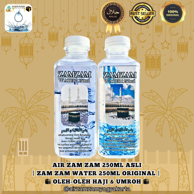 

Air zamzam 250ml Original | Air zamzam 250ml Asli | Air zamzam kemasan botol isi 250ml