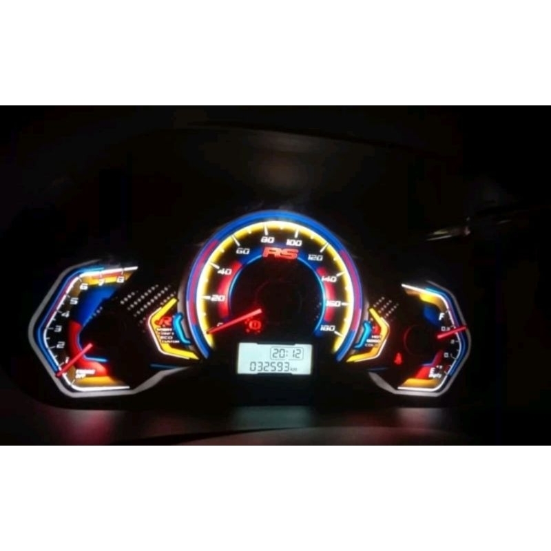 papan speedometer custom brio mobilio brv