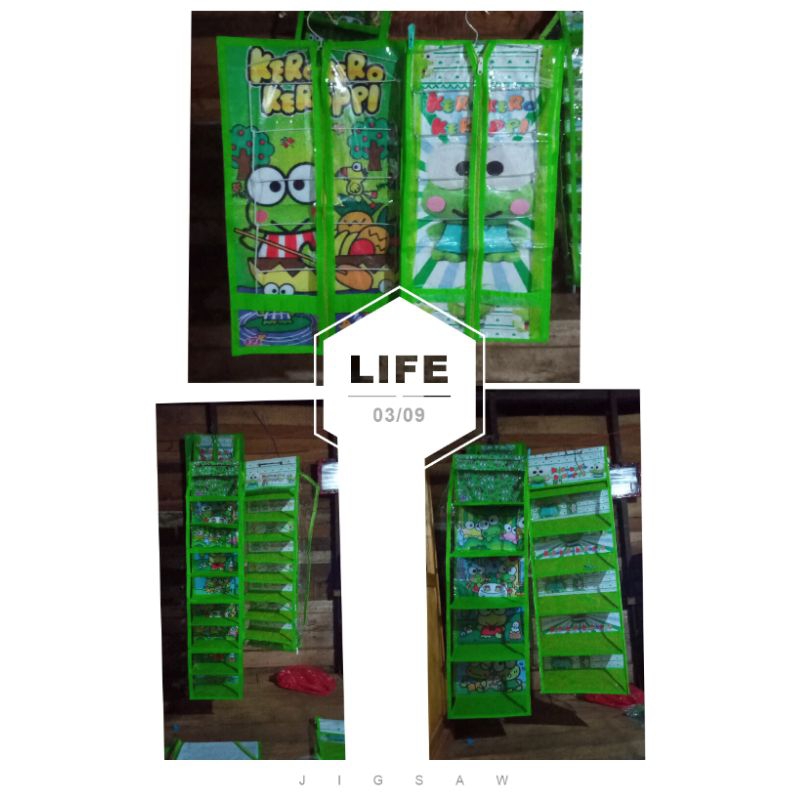 set rak tas & sepatu