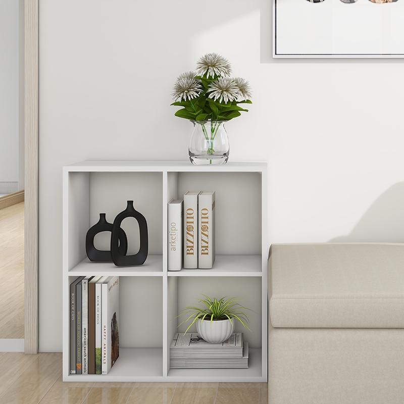 Rak 4 Susun/Rak Buku /Rak Buku Kayu / Rak Buku Anak /Lemari Buku /Rak Serbaguna Minimalis Aesthetic