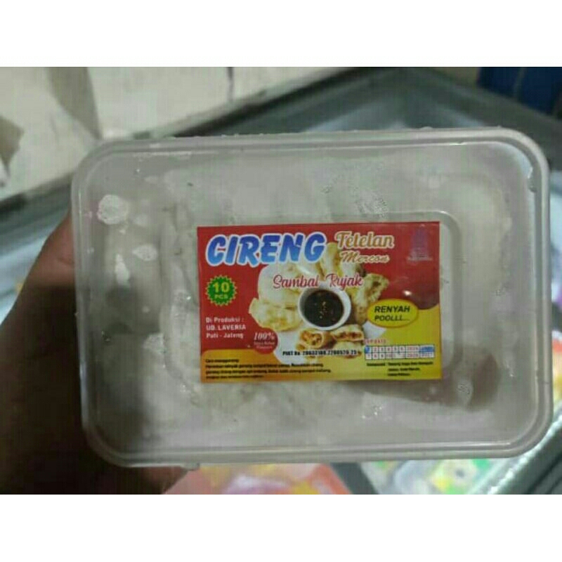

Laveria Cireng Sambal Rujak Isi Tetelan Mercon Termurah