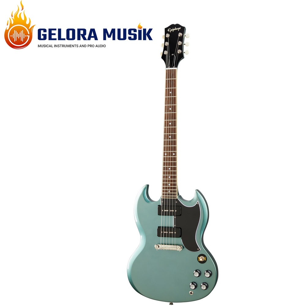 Gitar Elektrik Epiphone SG Special P-90 Faded Pelham Blue EISPFPENH1