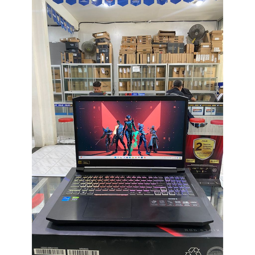 ACER NITRO 5 AN515-57 Core i5 gen 11 Ram 8GB 512GB W11+OHS 15"FHD 1444Hz RTX 3050