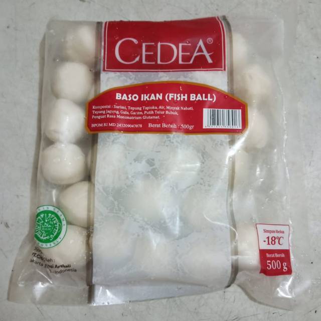 

CEDEA BAKSO IKAN FISH BALL 500gr