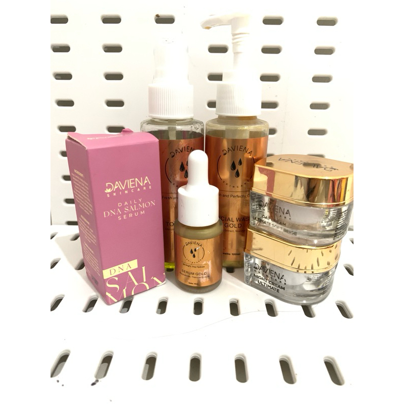 [PRELOVED SKINCARE] DAVIENA SKINCARE GOLD SERIES + DNA SALMON ISI 90/95%