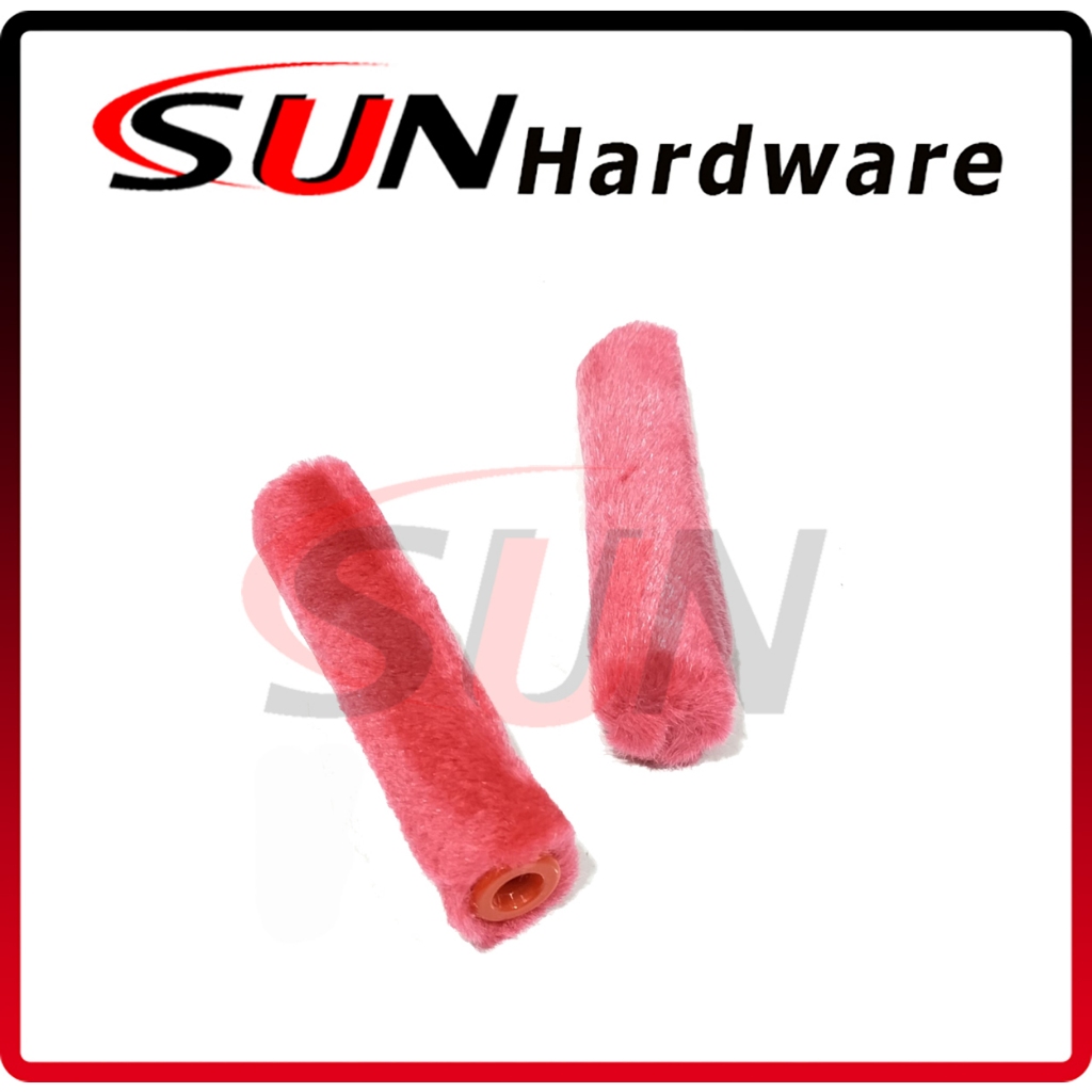 Refil Bulu Rol Cat Tembok Kayu Minyak 4 inch 10 cm Kecil Roll Kuas Isi Ulang