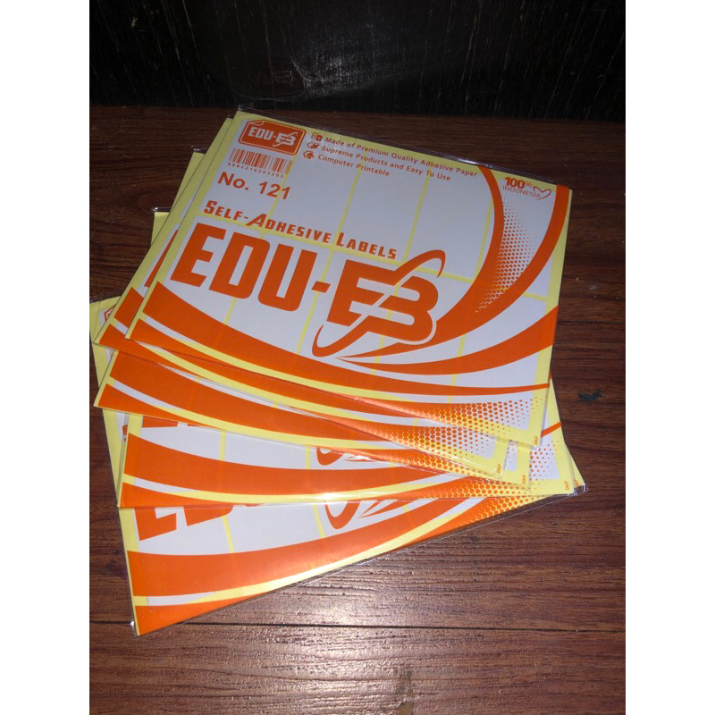 

5pack Label kertas 121 Edu-B label undangan