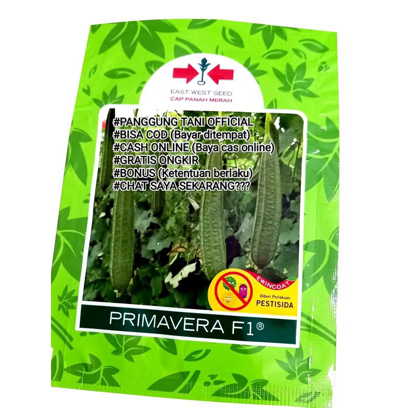 

Benih Gambas Oyong PRIMA F1 (ganti nama) PRIMAVERA F1 Isi 75 Butir/Kadaluarsa. 2025 (Terbaru Panjang)/Lebih Tahan Virus /Termurah Seindonesia/Tidak Pahit /Perawatan mudah/Warna Hijau Cerah/Disukai Pasar/Tahan Simpan/Buah Lebat Berbobot/Disukai Pasar