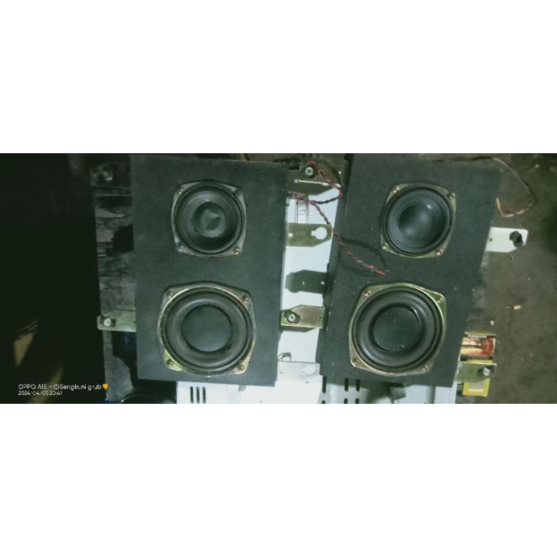 Speaker Copotan Polytron Double Speaker Box Kayu