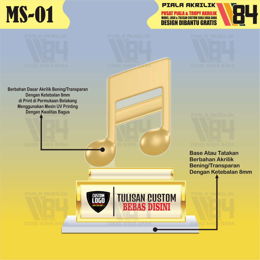 Plakat Music, Piala Music, Tropy Music, Tropi Musik, Plakat Musical, Piala Musical, Tropy Musical, P