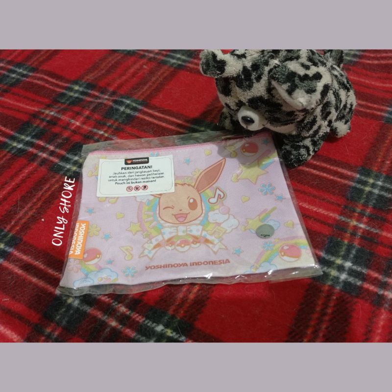 Pouch SET Pokemon x Yoshinoya Eevee