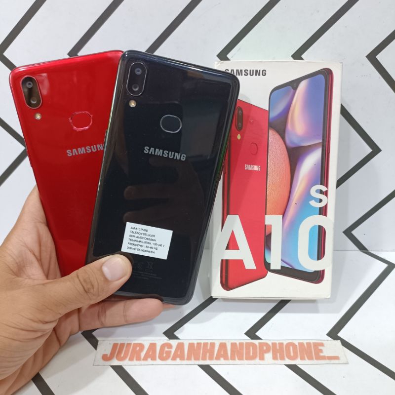 SAMSUNG GALAXY A10S 2/32GB HP SECOND FULLSET
