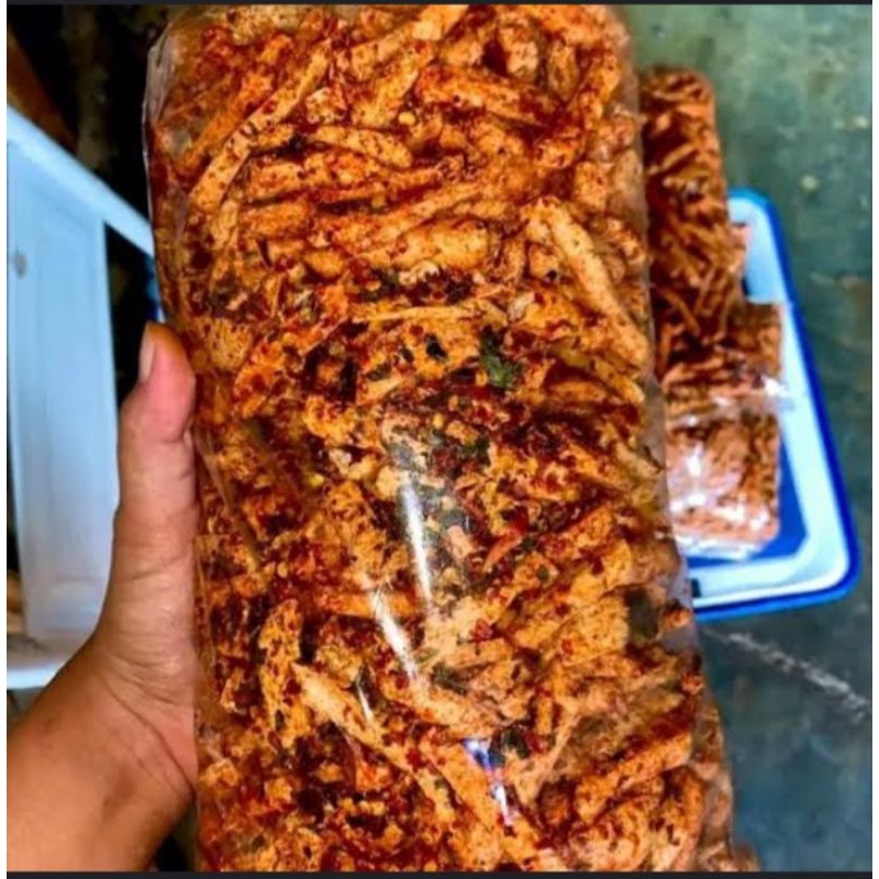 

basreng daun jeruk pedas 1 kg