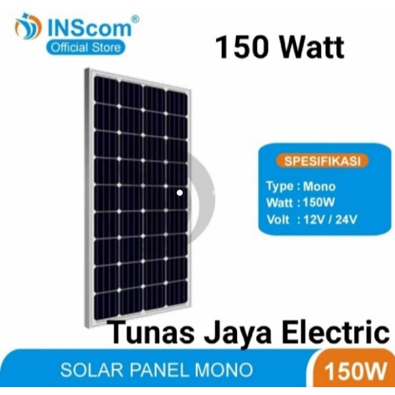 Solar Panel / Panel Surya / Solar Cell 150WP MONO INSCOM