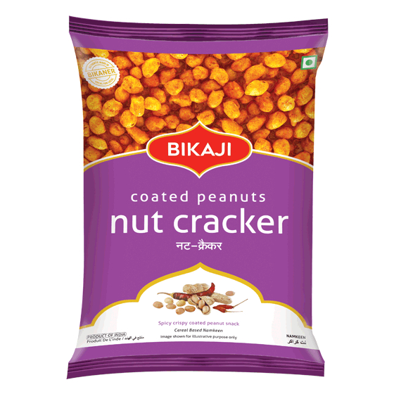 

Bikaji namkeen Nut Cracker (Coated Peanuts) snack cemalian india - 200 gram