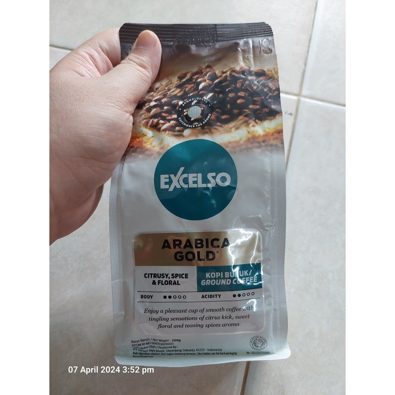

[oddsolshop] pekanbaru/Excelso Arabica Gold 200 gr / Kopi Bubuk / Ground Coffee