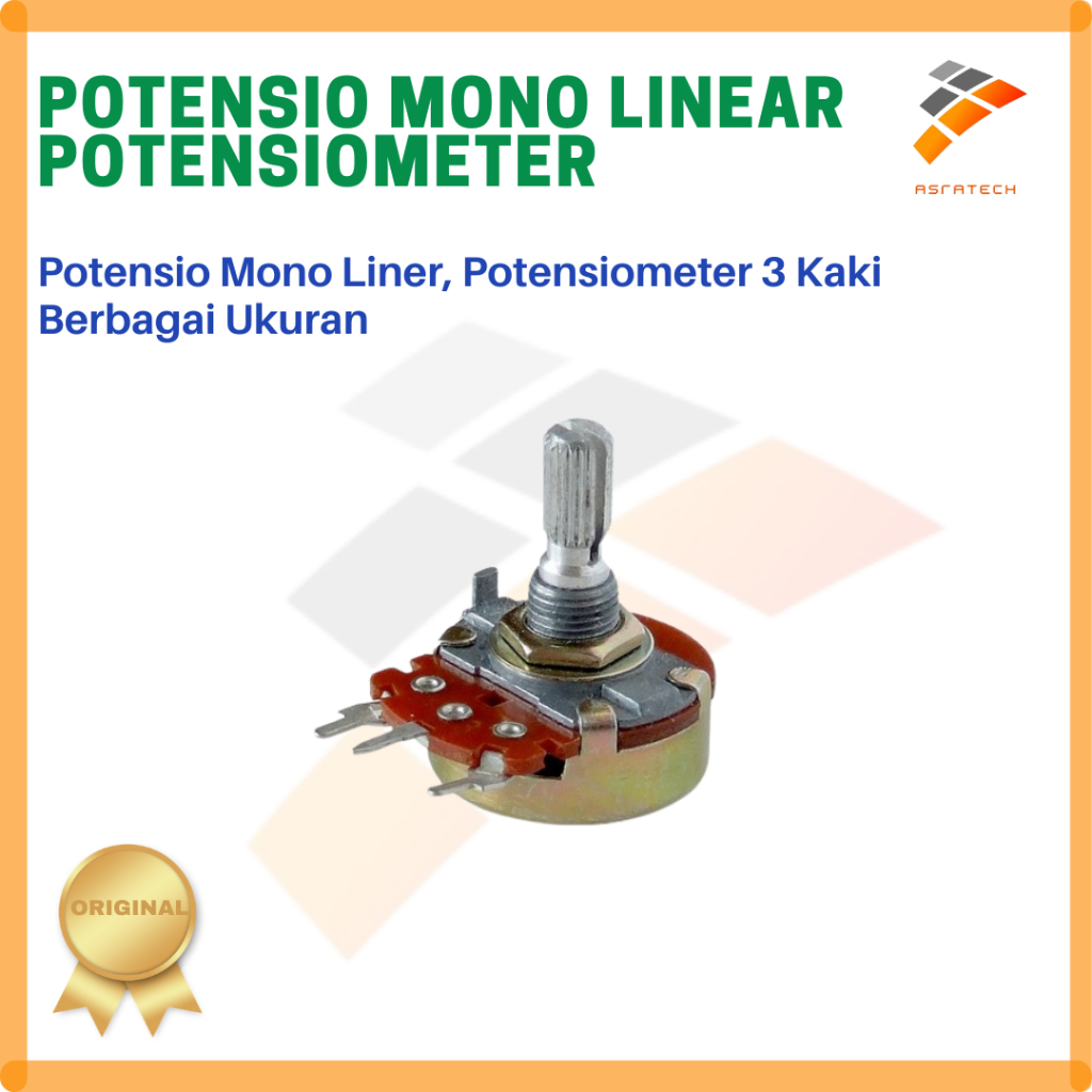 Potensio Mono Linear Potensiometer
