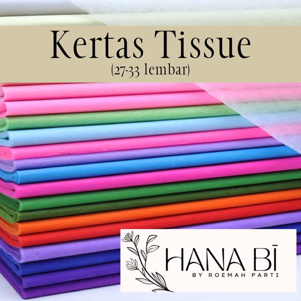 

28 Lembar - 30 Lembar Kertas bunga Cotton Paper Wrapping Packaging Tissue paper korea Berkualitas P.MH-01