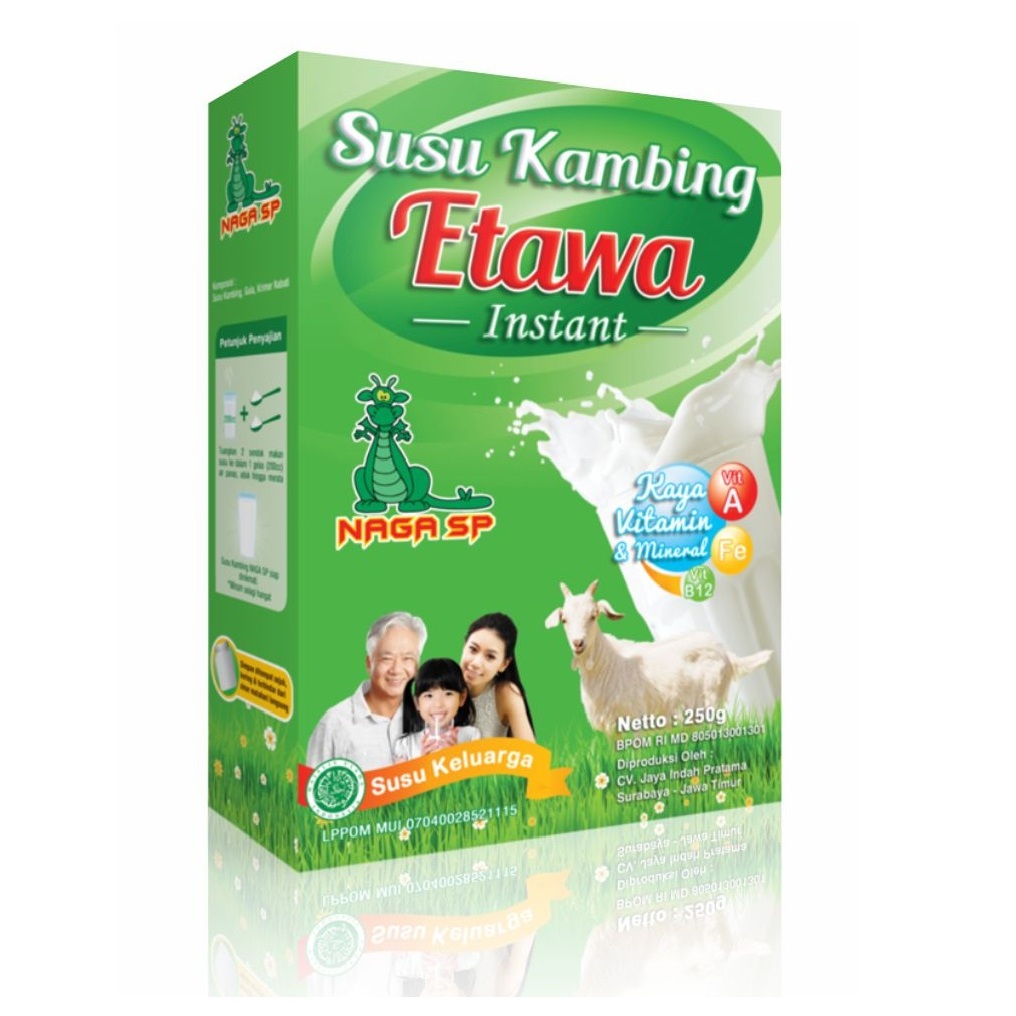 

Susu Kambing Etawa Naga SP Rasa Original 250gram