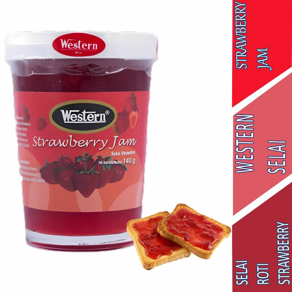 

Strawberry Jam - Western - Selai Roti Strawberry - 140gr