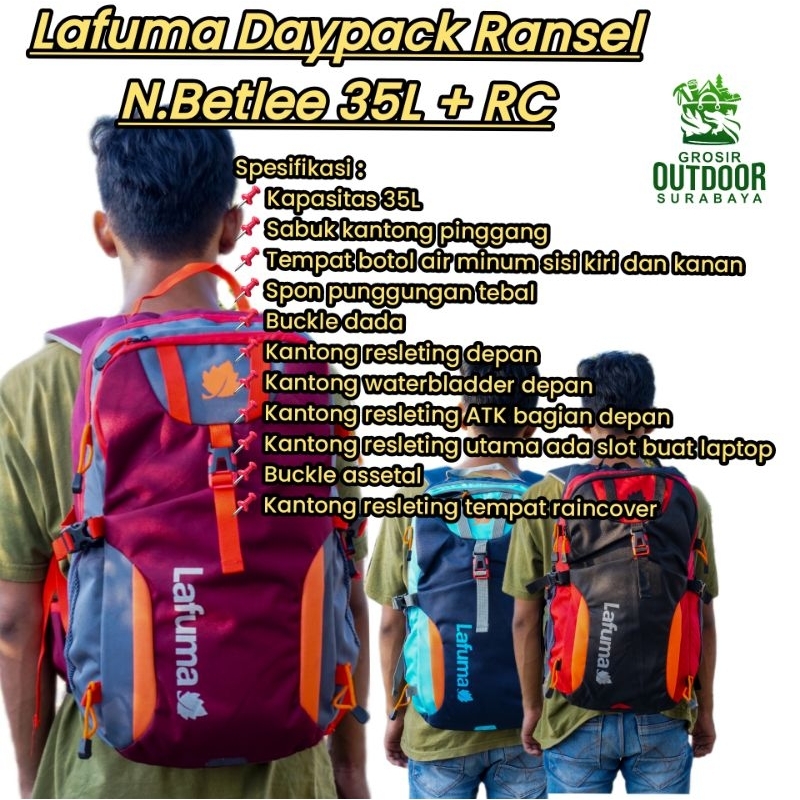 Daypack Lafumaa N. Betlee 35L/tas daypack lafuma/Tas punggung