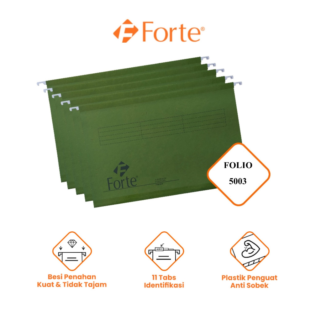 

HANG MAP / SUSPENSION FILE / MAP GANTUNG FORTE 5003 HIJAU