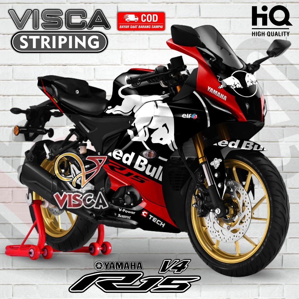 Decal R15 V4 Full Body - Stiker R15 V4 Full Body - Dekal R15 V4 Full Body - Striping R15 V4 Variasi 