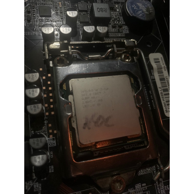 motherboard bulldozer h55b-lz + processor i5 760